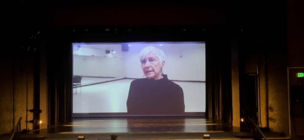 Photo of Carole Tribute video on stage