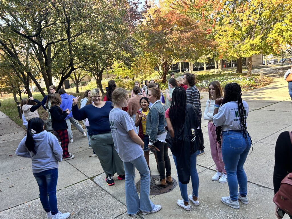 Queen Anne’s County High School students travel to CCBC Dance Concert at the Dundalk Campus.