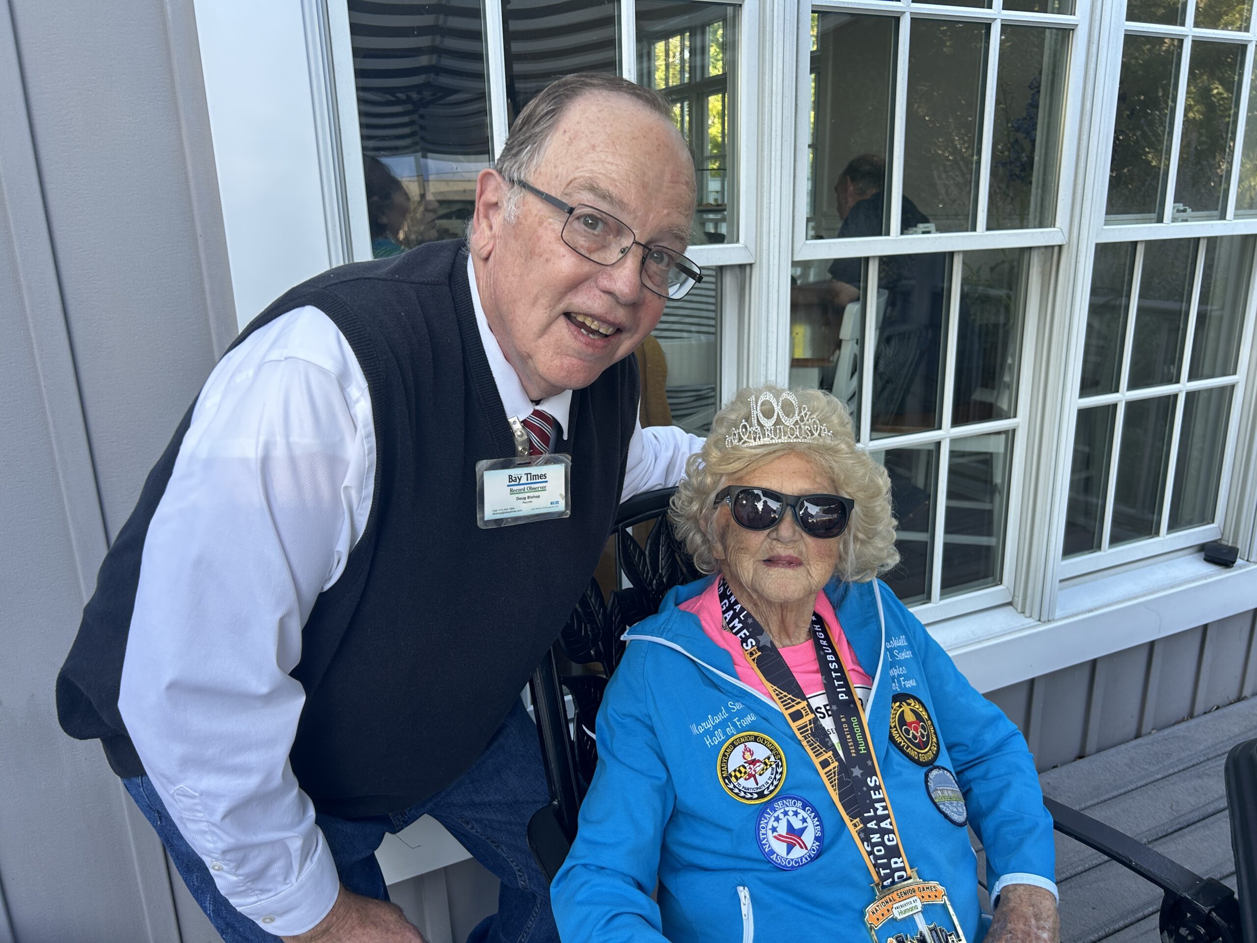 Doug Bishop with Wally Dashiell