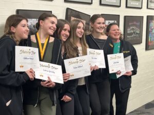 CCF Associate Teaching Artist Gabby Pfeifer’s dance Inner Chaos, Catrina Gromely’s Allstate Dancer honor and six other QACHS dancers were selected for the February “QACPS Artwork of the Month” Spotlight.