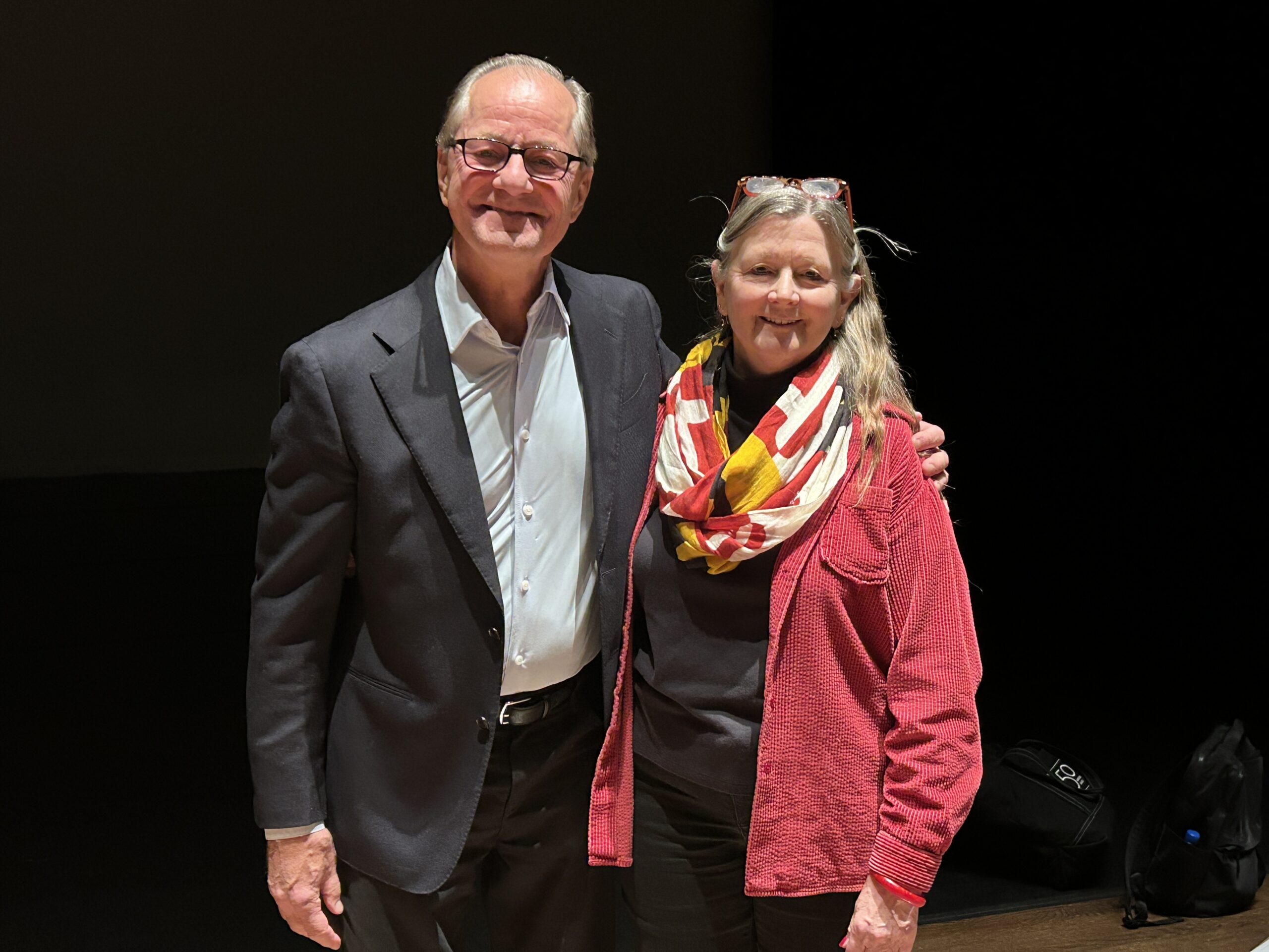 Executive Director Peter Pucci with Suzanne Henneman, Director of the 36th Annual Maryland Public high School Dance Showcase(MPHSDS).