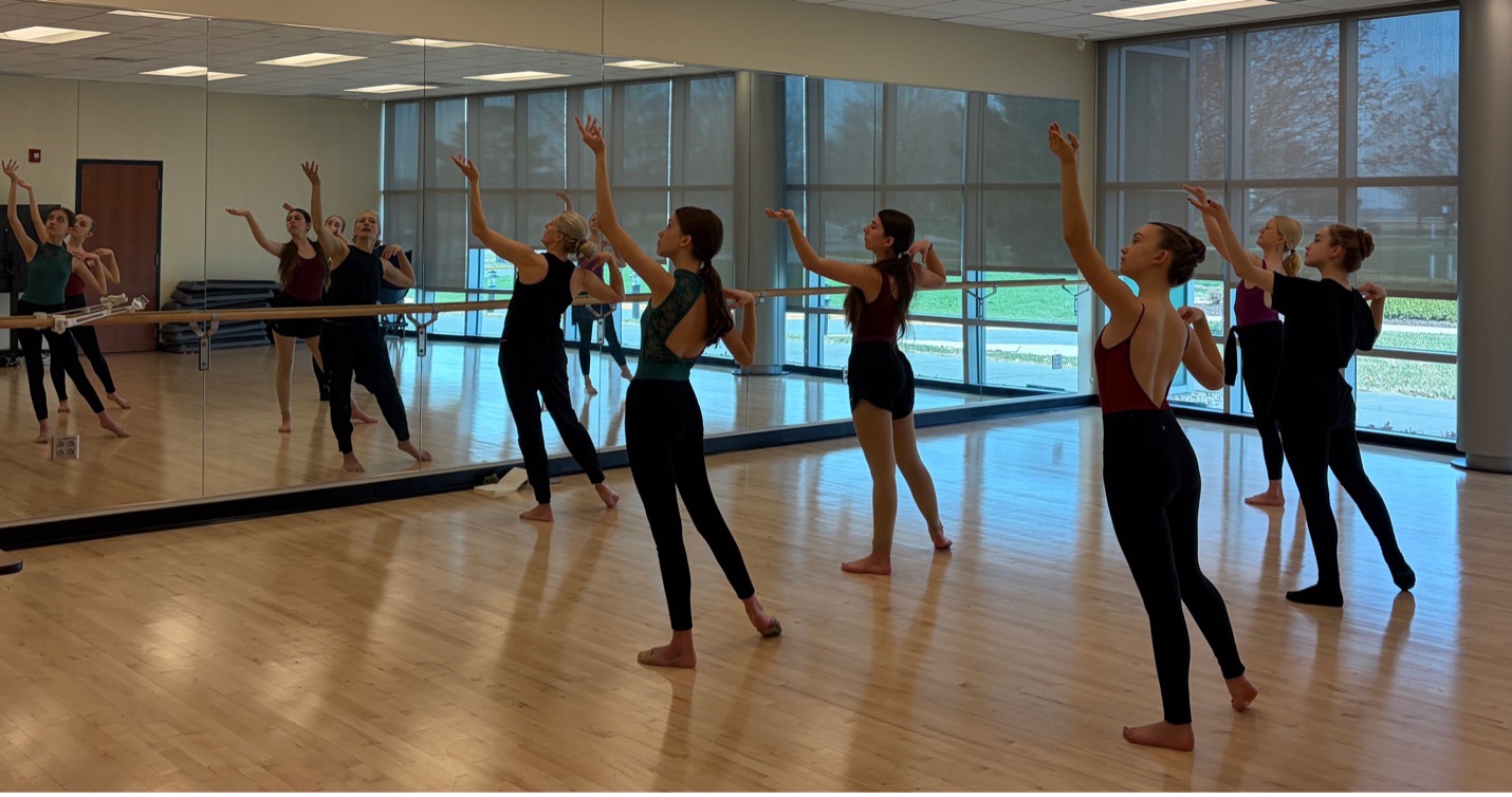 Amy teaching a section of Paul Taylor’s "Images".