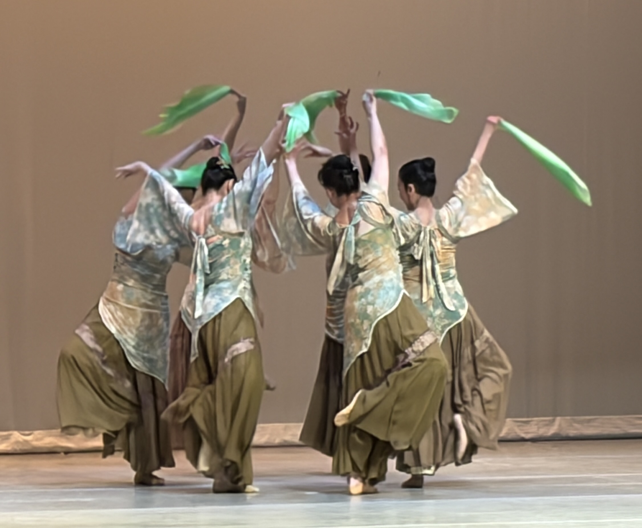 Rose Xinran Qi’s dance group RoseQi Dance Arts on stage.